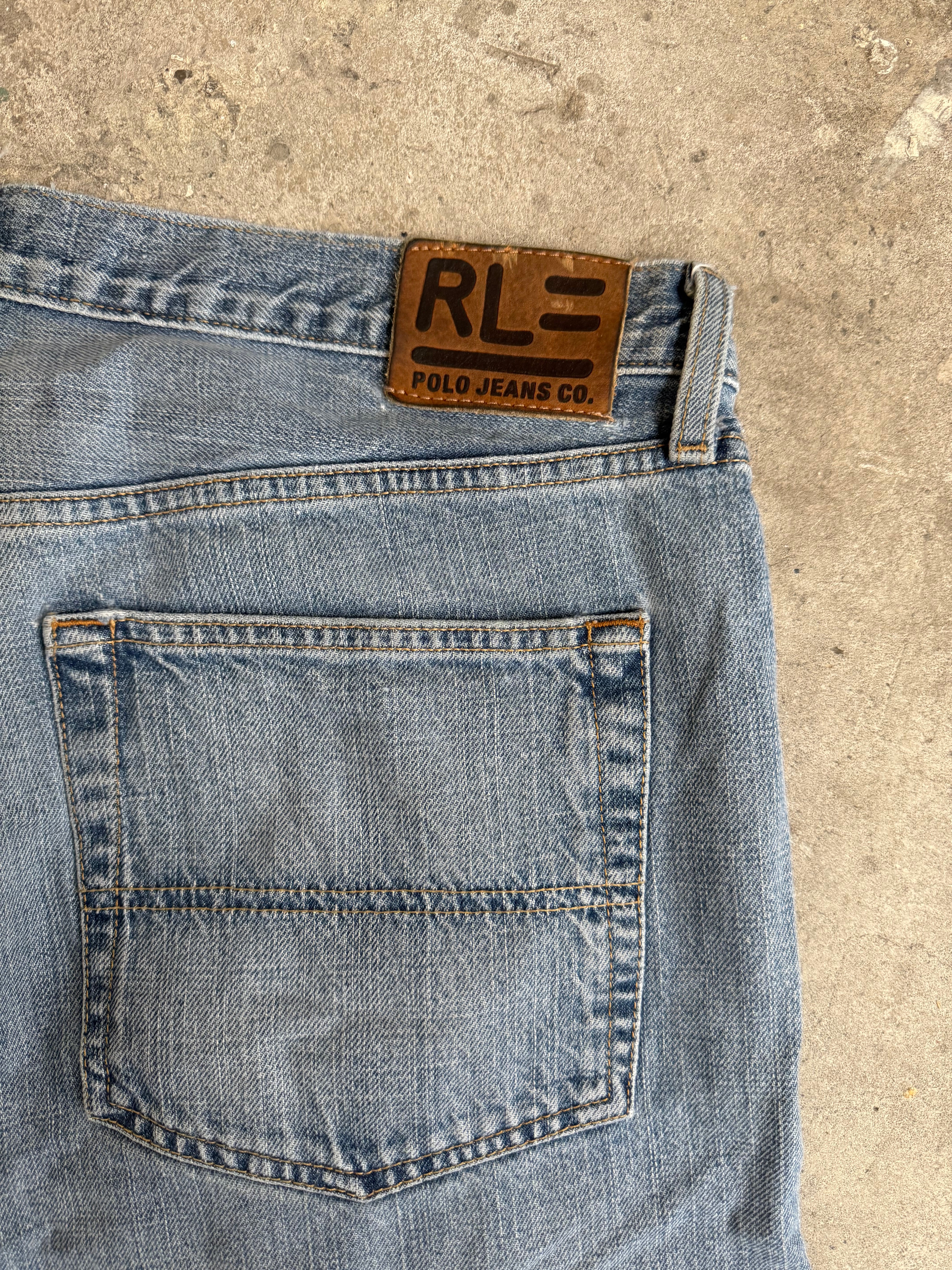 Washed Ralph Lauren Denim Jeans - 36”