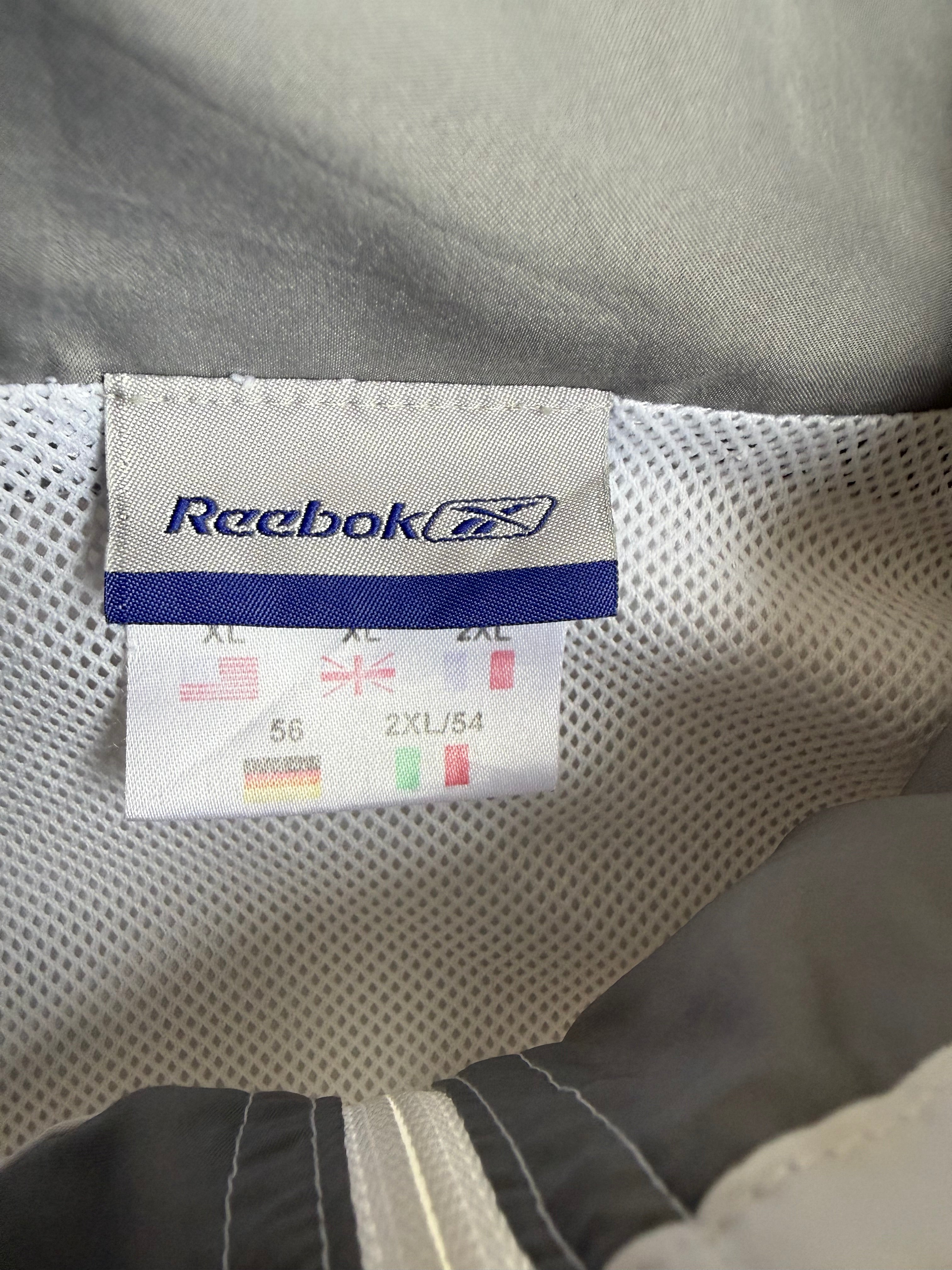 White Reebok Spray Jacket - XL