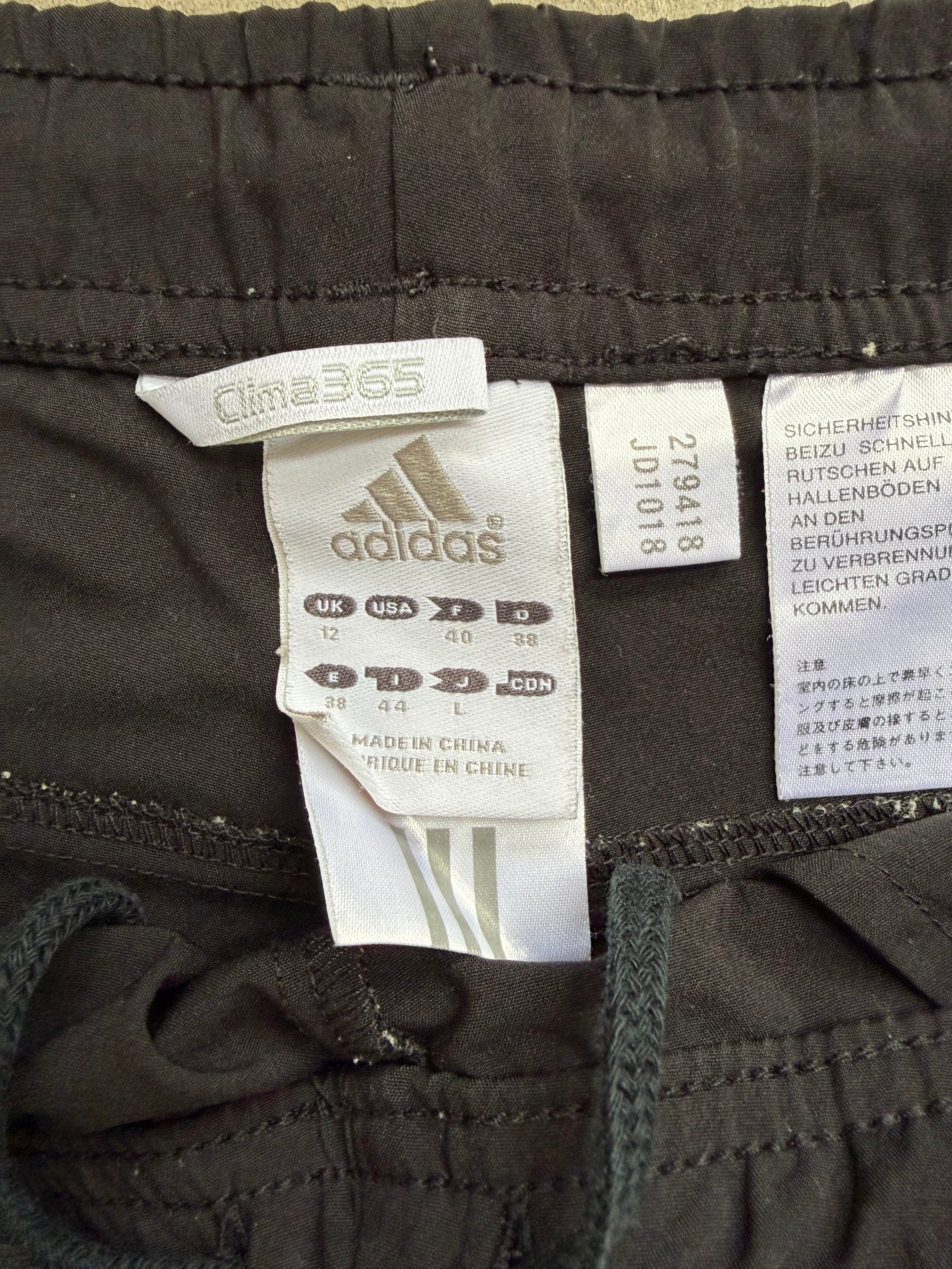 Black & White Adidas Capri - L