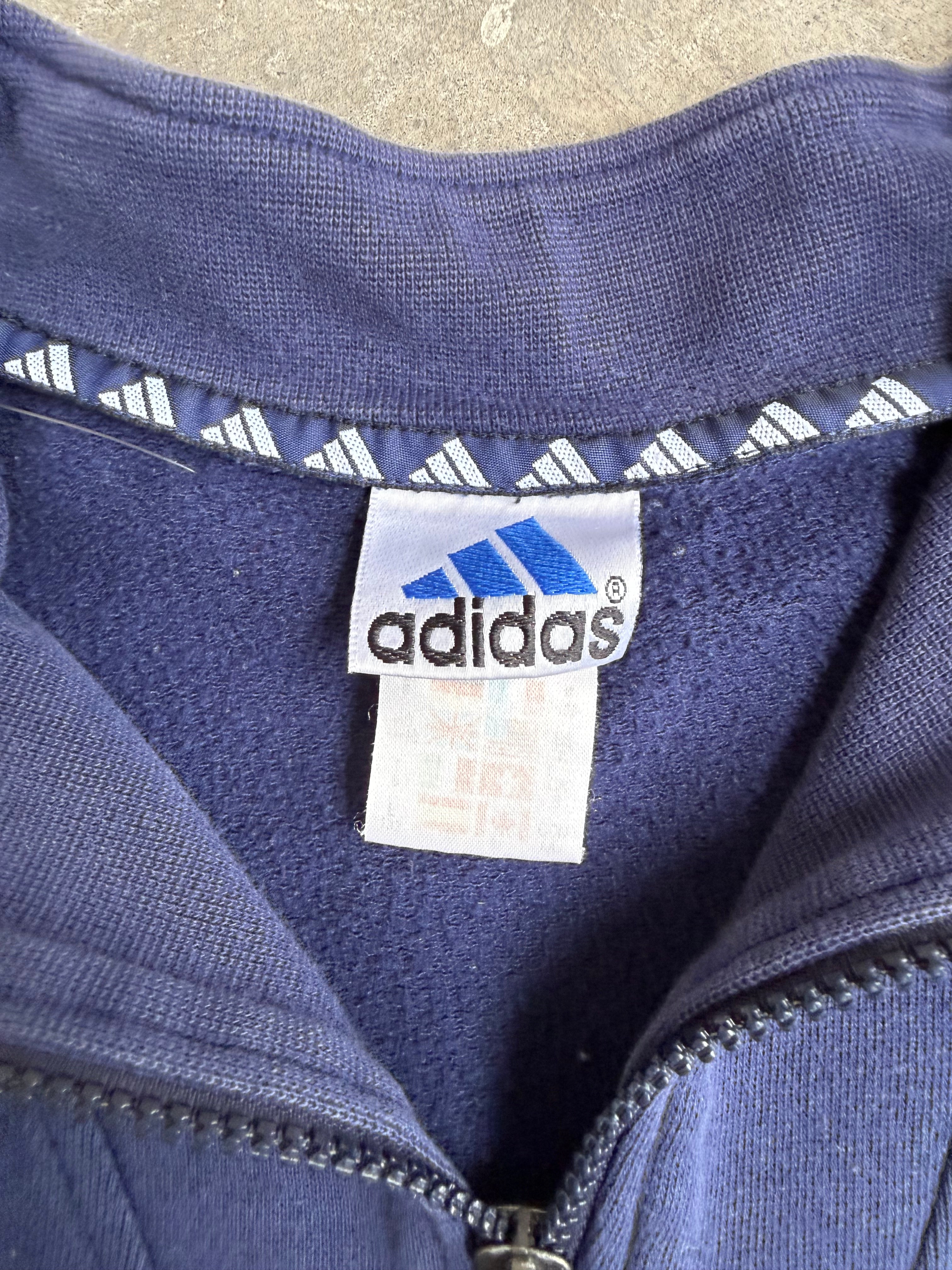 Adidas Quarter Zip Jumper - L