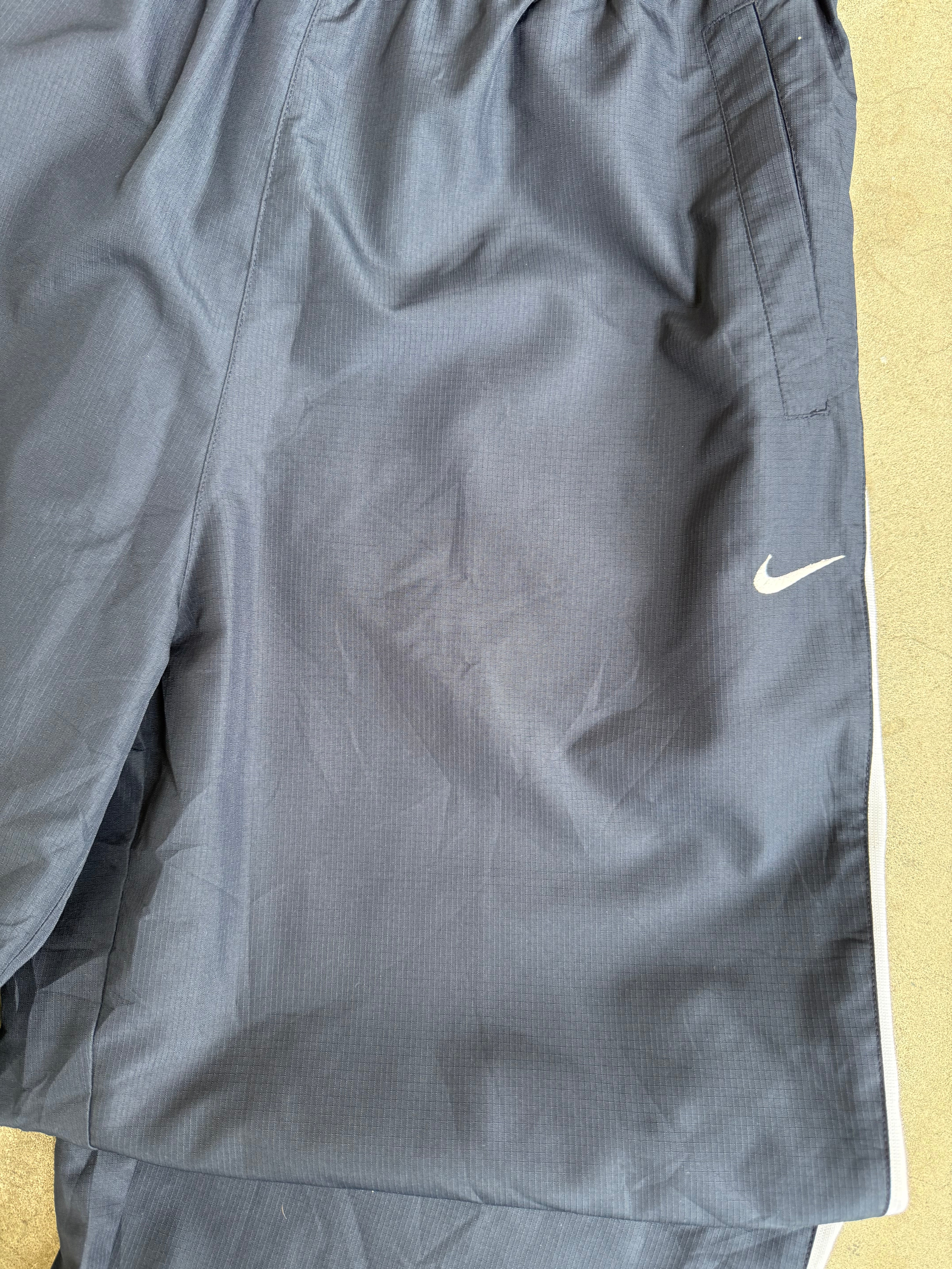 Navy Nike Trackpants - L