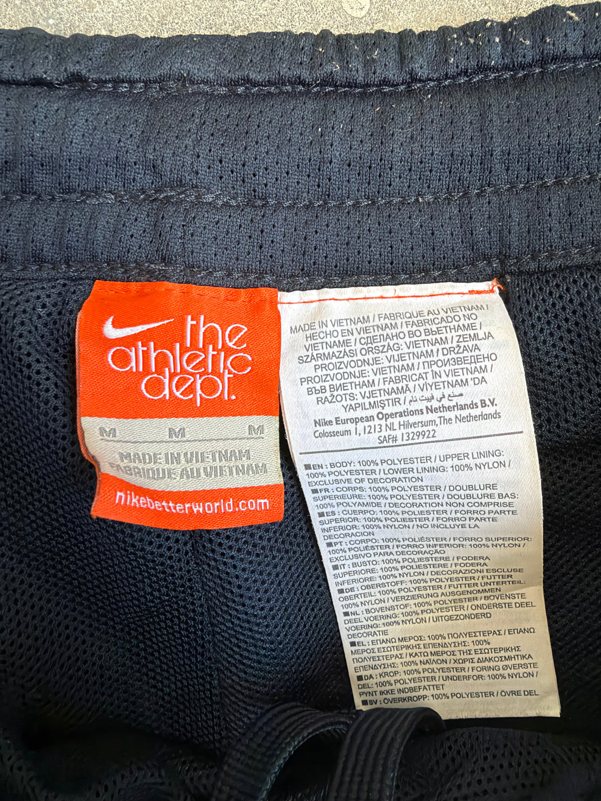 Navy Nike Trackpants - M