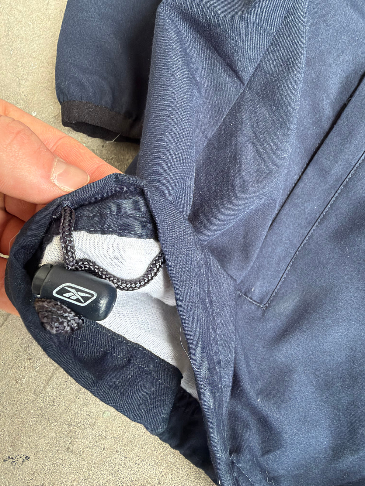 Navy Reebok Spray Jacket - XL