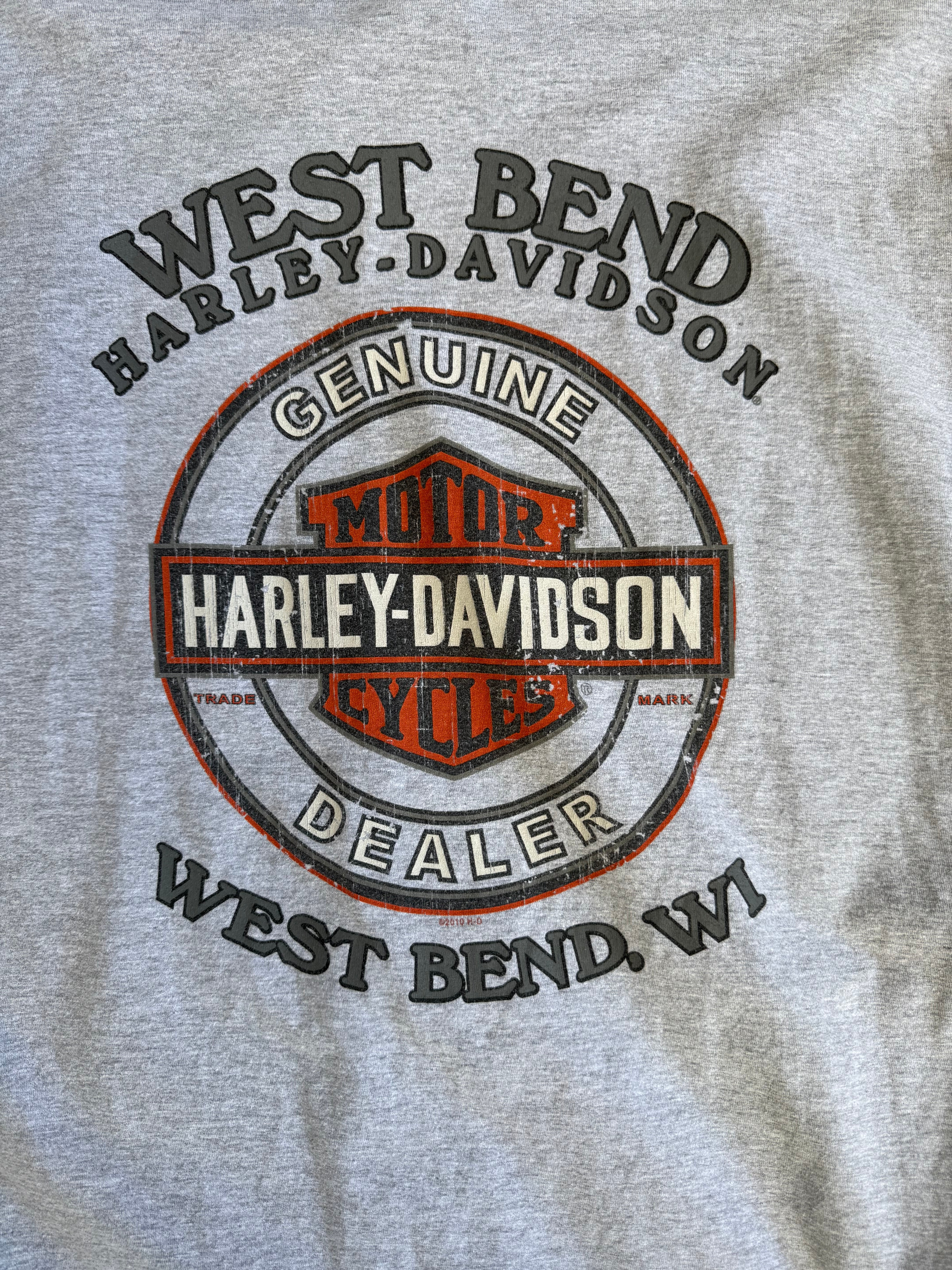 Harley Skull Pocket Tshirt - XL