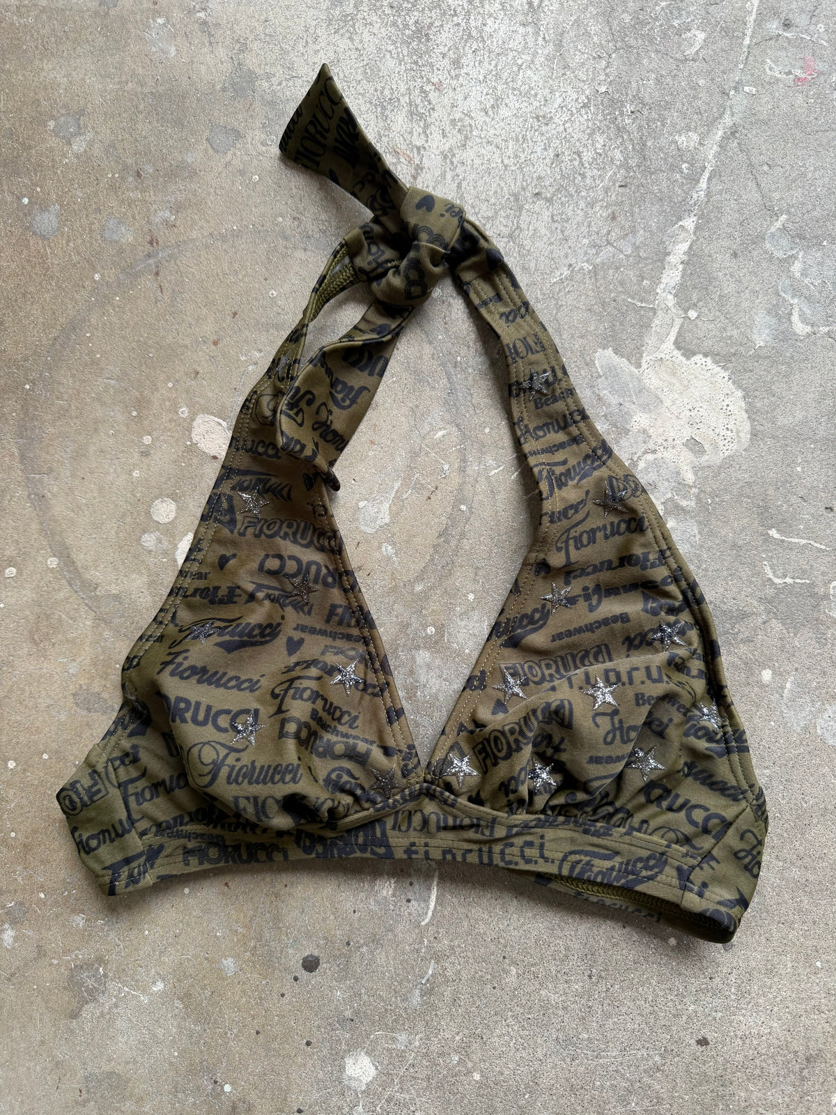 Fiorucci Green Bikini Top