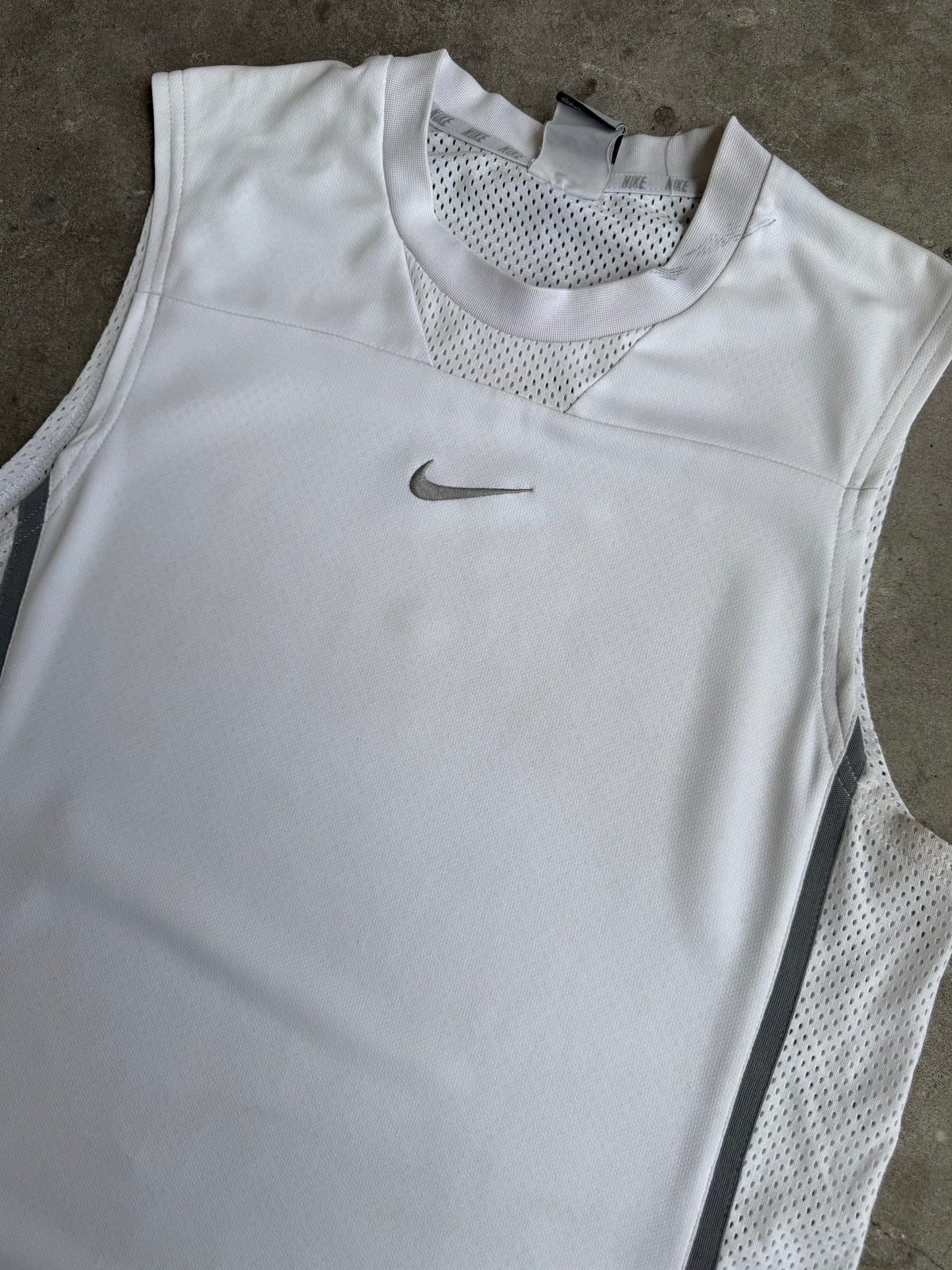 White Nike Singlet - M