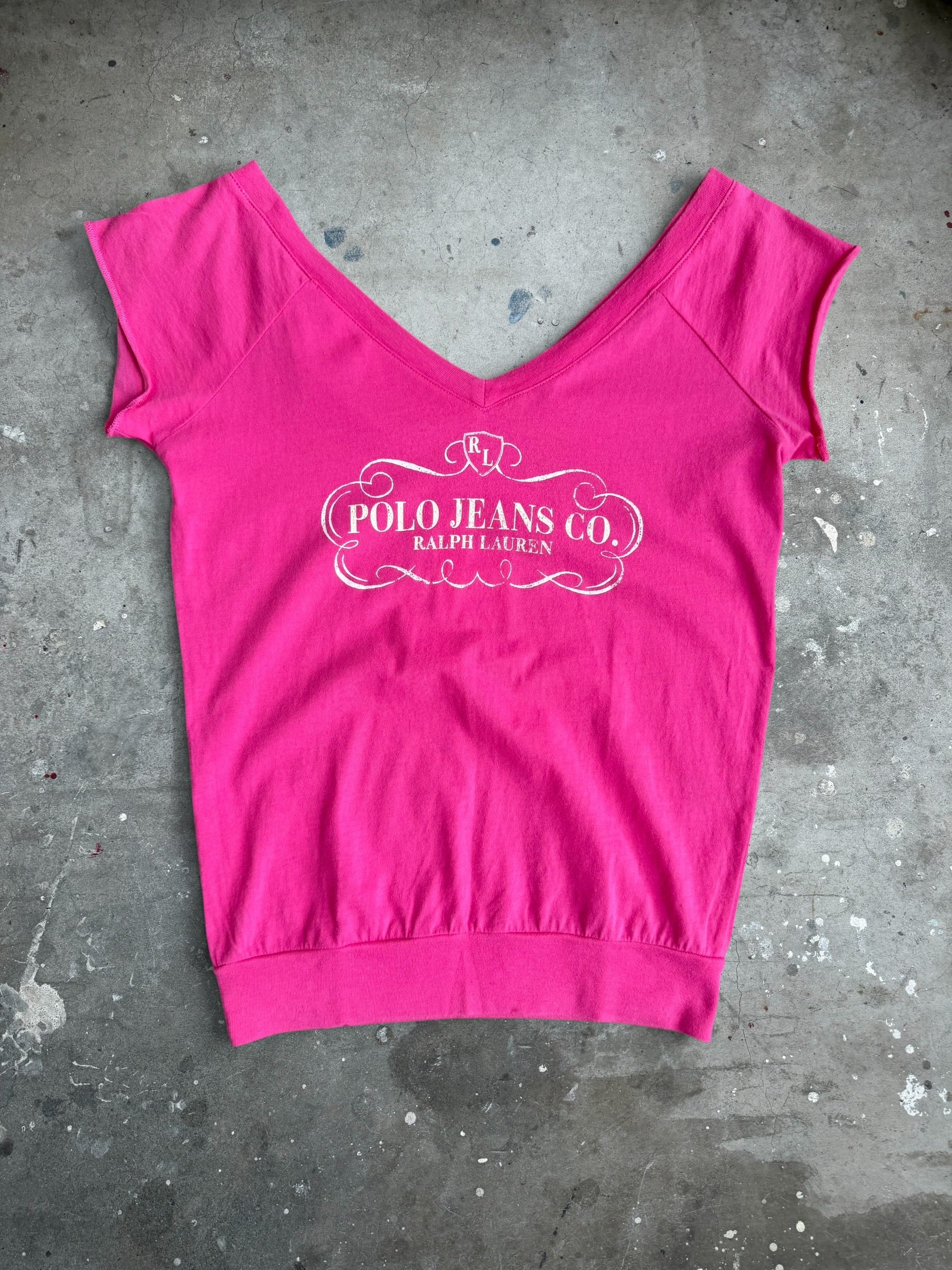 Polo Jeans Off-Shoulder Top - M