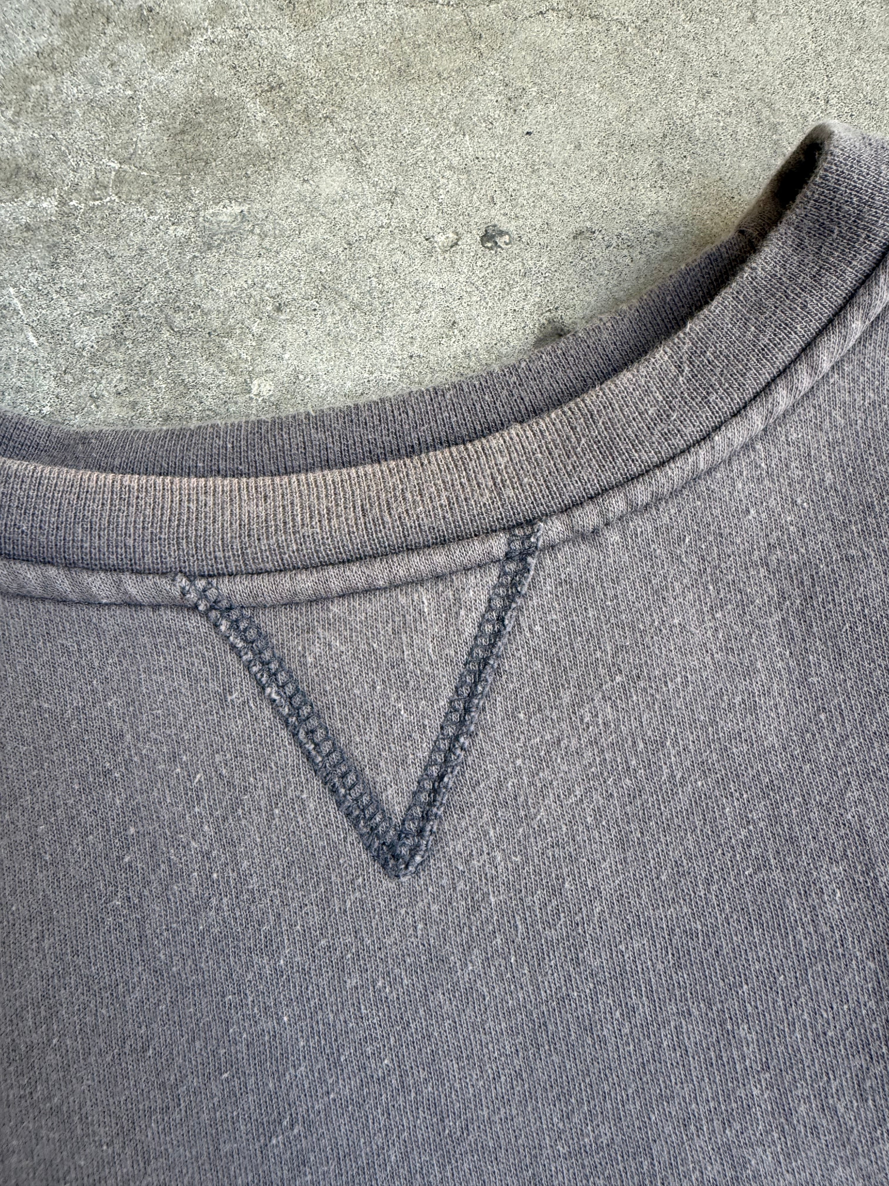 Grey Small Swoosh Nike Jumper - M