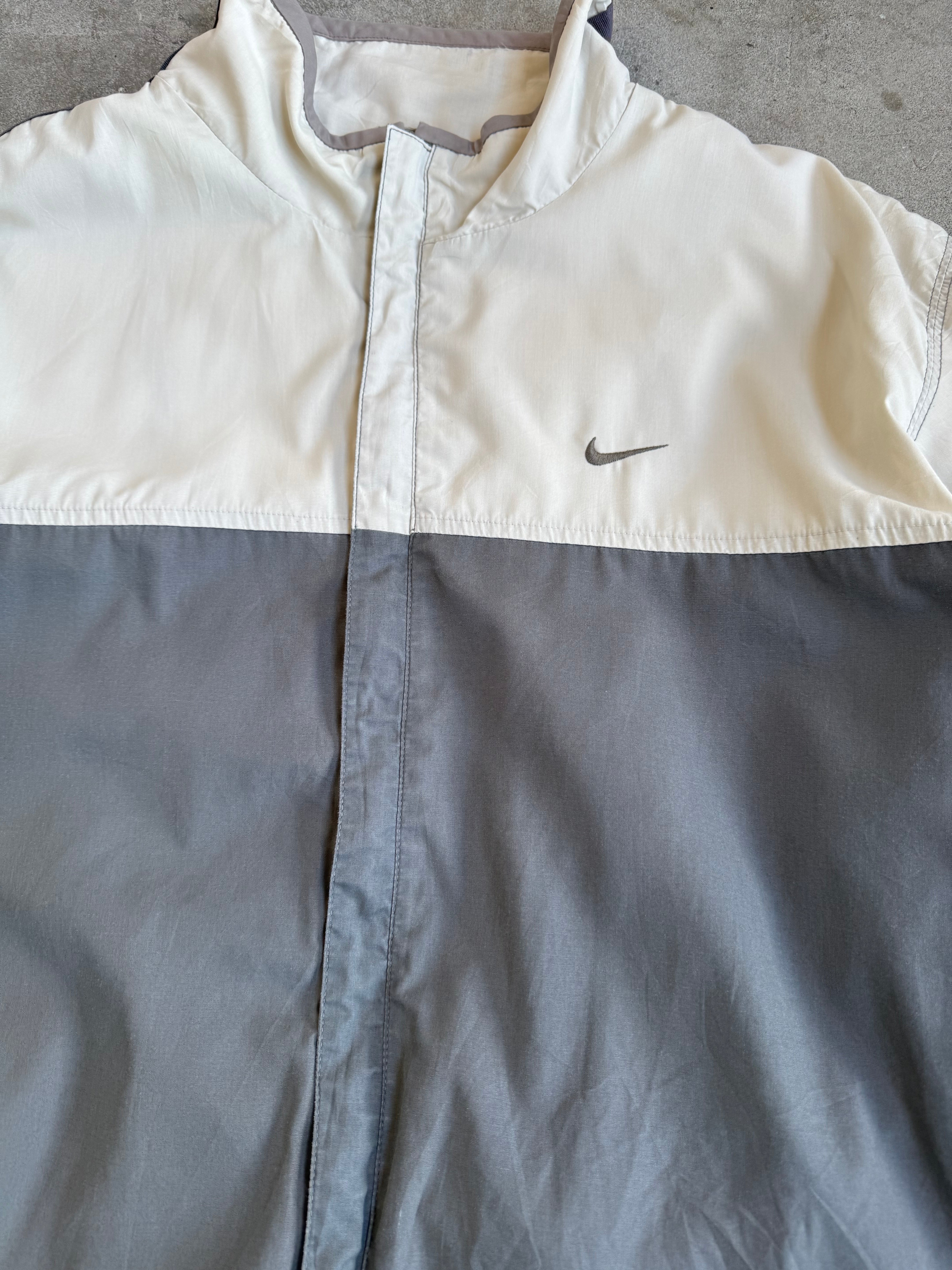 Beige Nike Spray Jacket - L