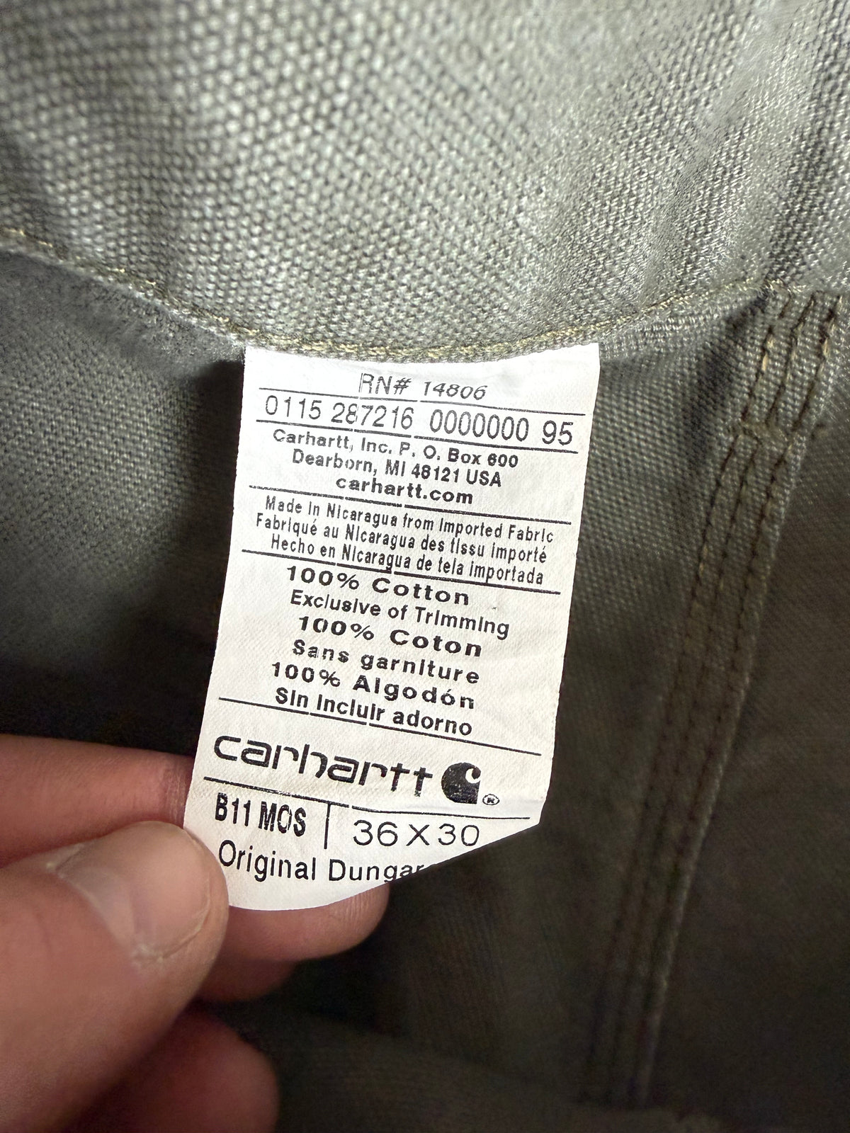 Carhartt Carpenter Jeans - 36”