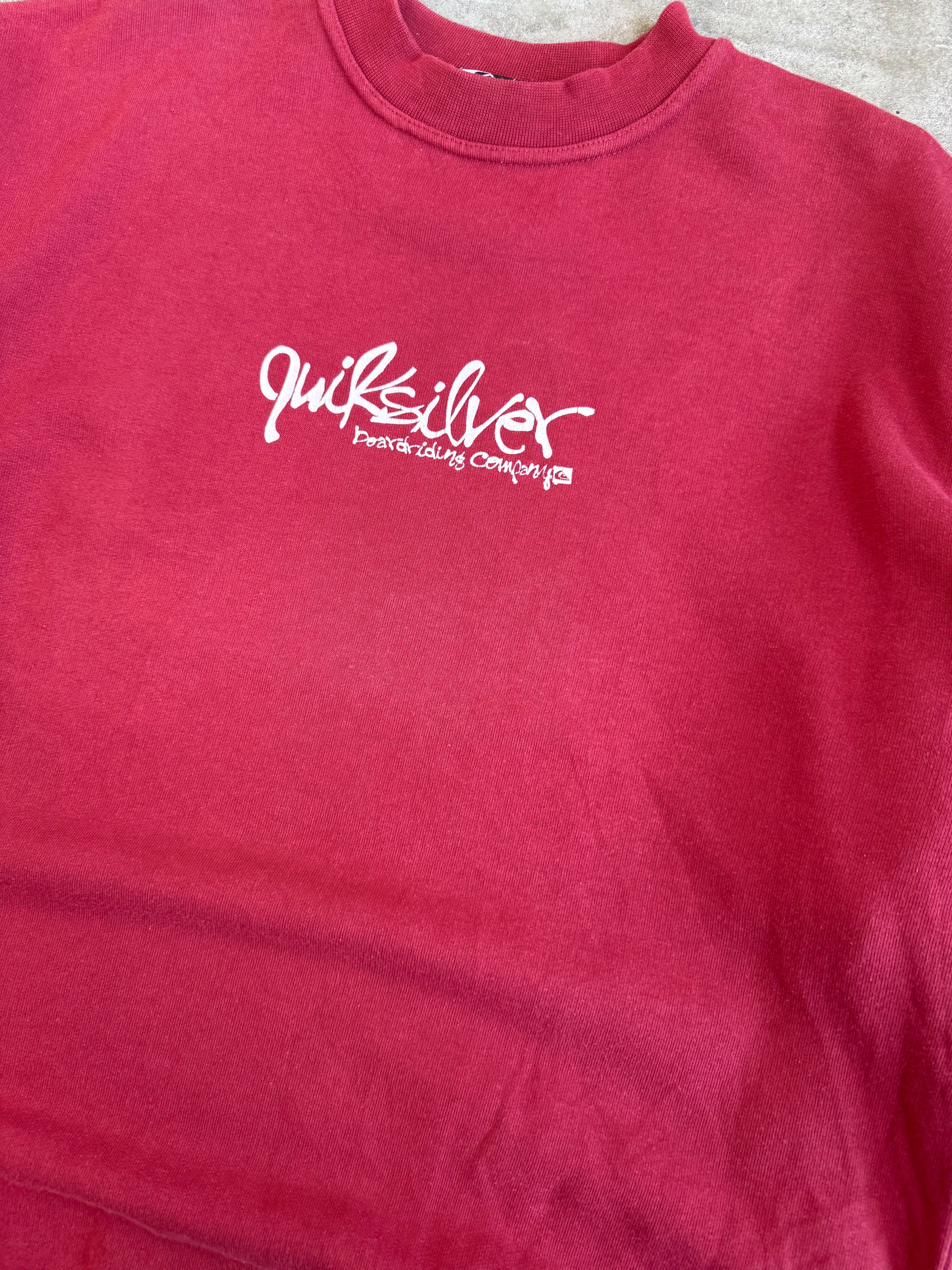Maroon Quiksilver Jumper - L