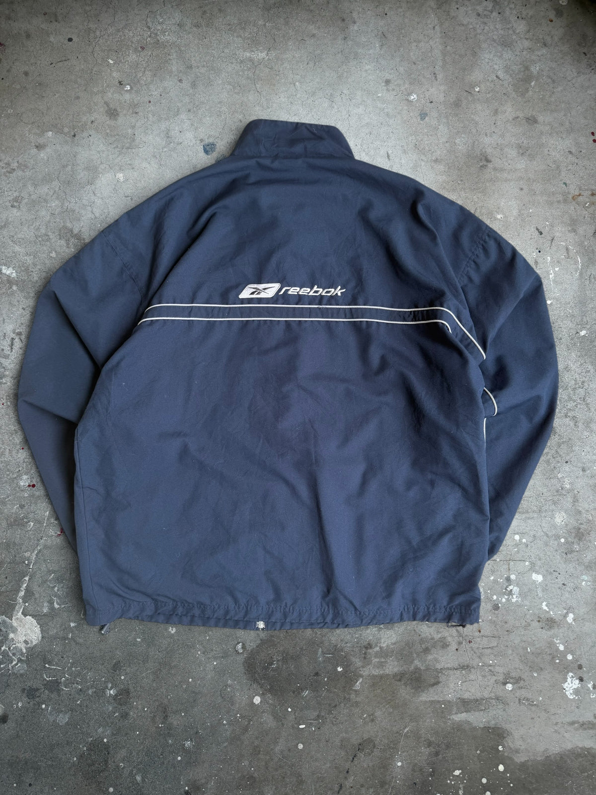 Navy Reebok Spray Jacket - XL