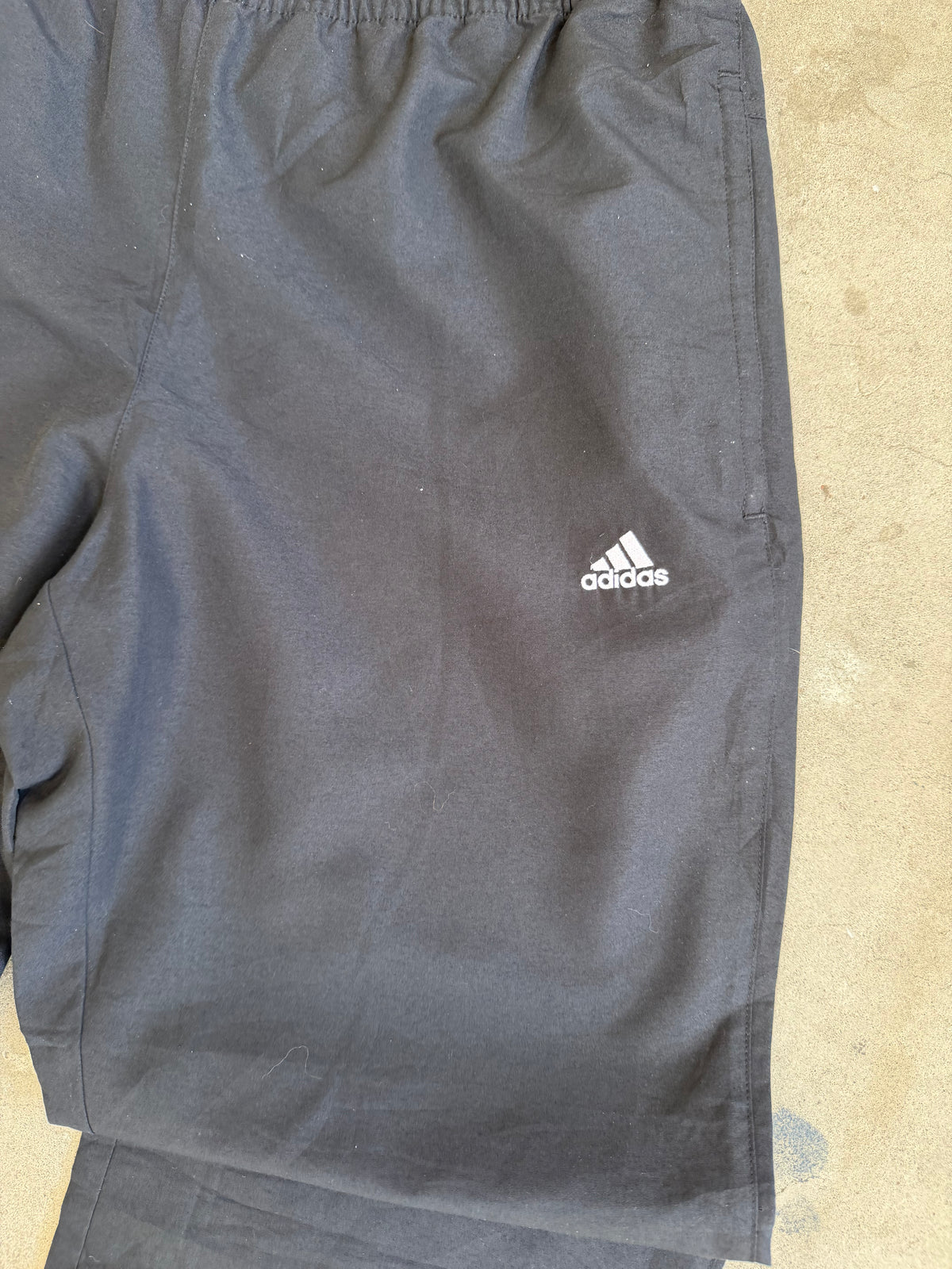 Black Adidas Trackpants - M